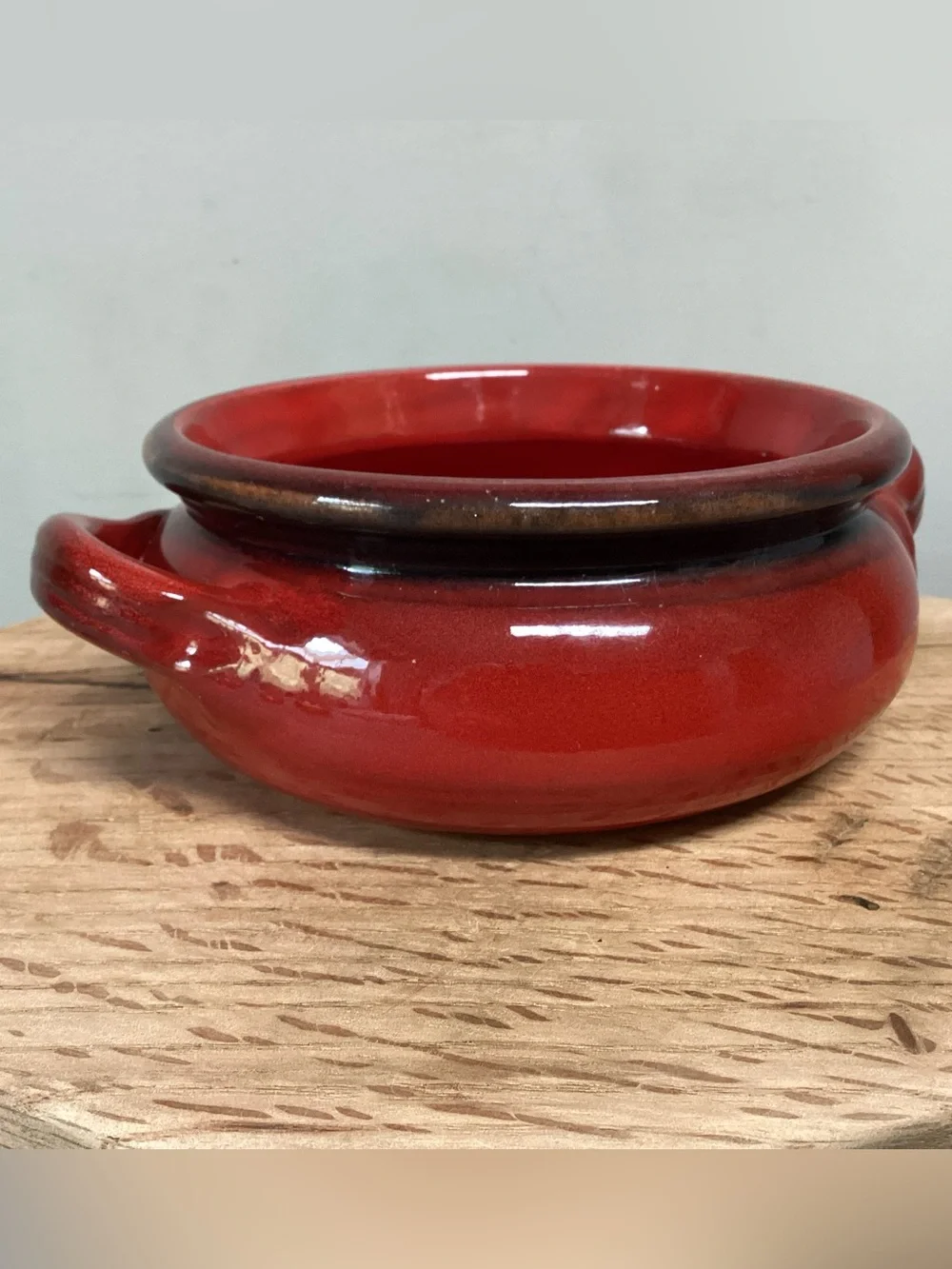 🔴 Vintage - De Silva - Made In Italy - Terracotta Red Casserole Dish - Beautiful